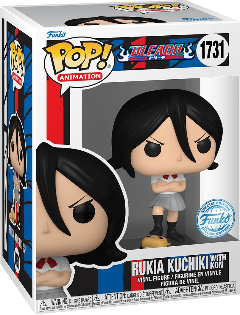 FUN82188 Bleach - Rukia Kuchiki with Kon US Exclusive Pop! Vinyl [RS] - Funko - Titan Pop Culture