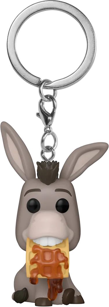 FUN82223 Shrek - Donkey DreamWorks 30th Anniversary US Exclusive Pop! Keychain [RS] - Funko - Titan Pop Culture