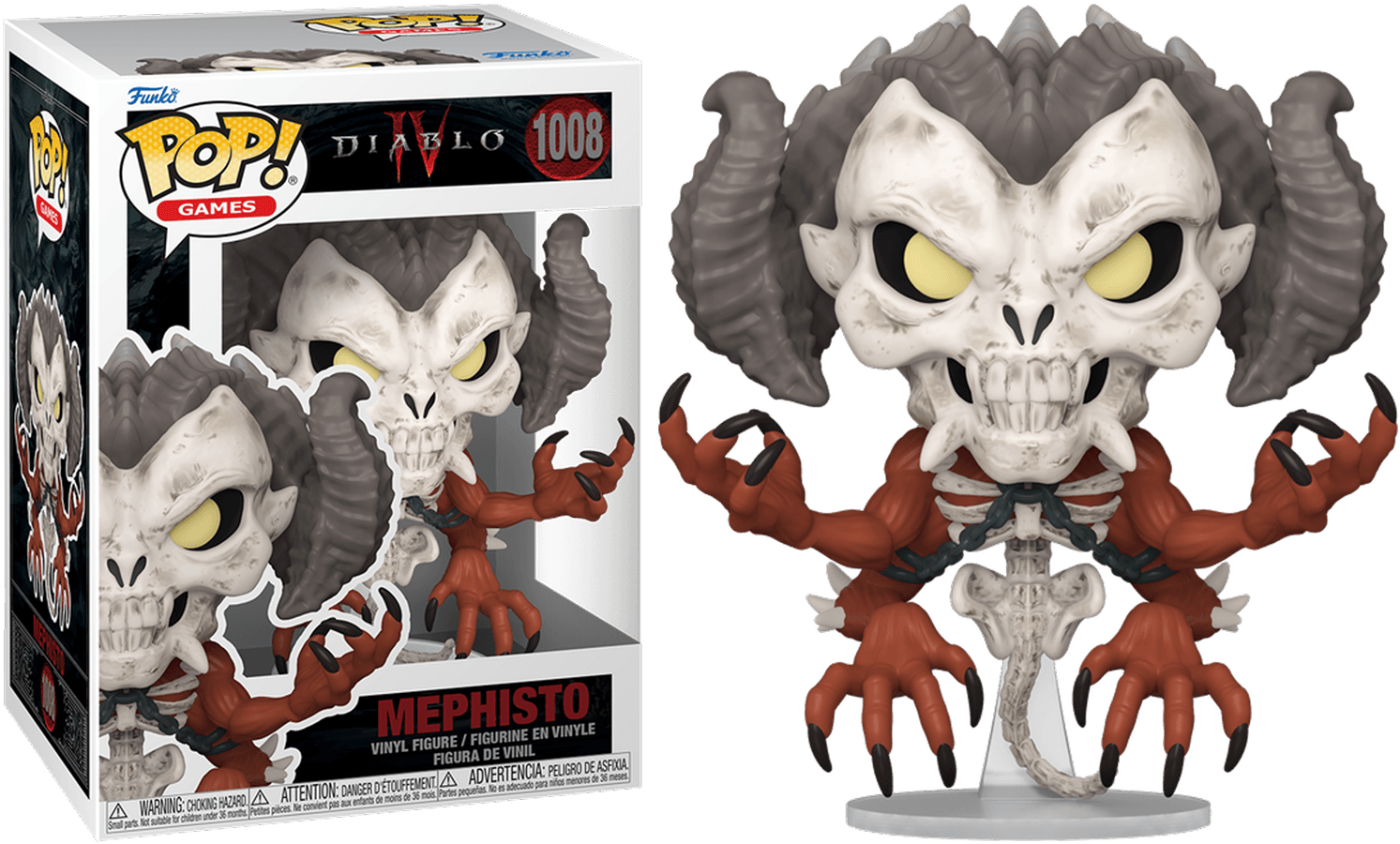 FUN82372 Diablo 4 - Mephisto Pop! Vinyl - Funko - Titan Pop Culture