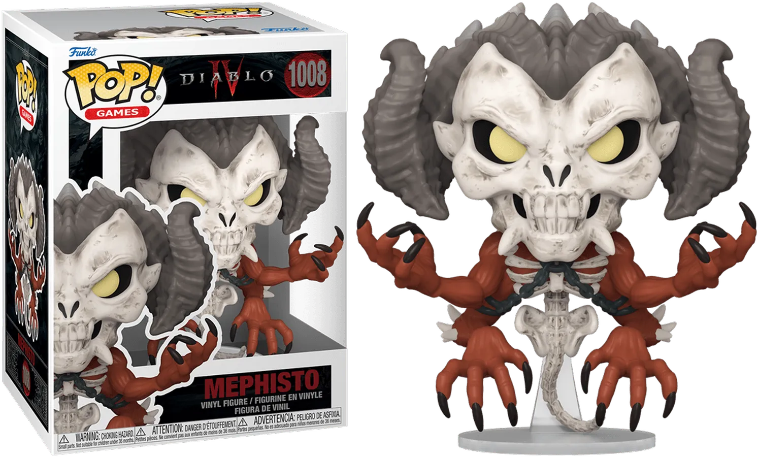 FUN82372 Diablo 4 - Mephisto Pop! Vinyl - Funko - Titan Pop Culture