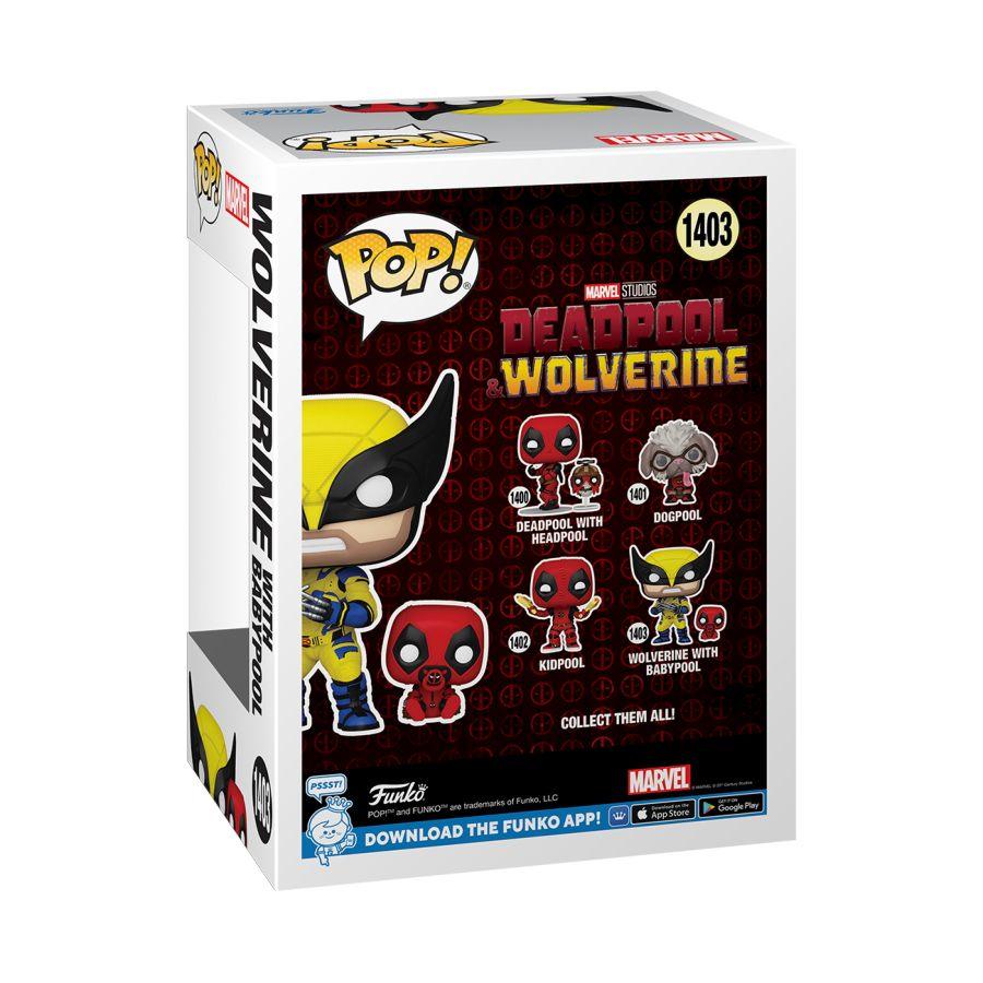 FUN82382 Deadpool & Wolverine (2024) - Wolverine with Babypool Pop! Vinyl - Funko - Titan Pop Culture