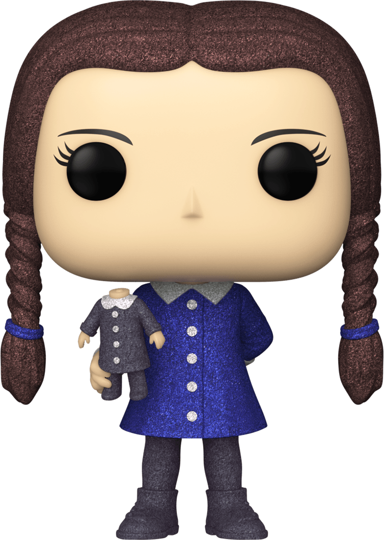 FUN82389 Addams Family (TV) - Wednesday US Exclusive Diamond Glitter Pop! Vinyl [RS] - Funko - Titan Pop Culture