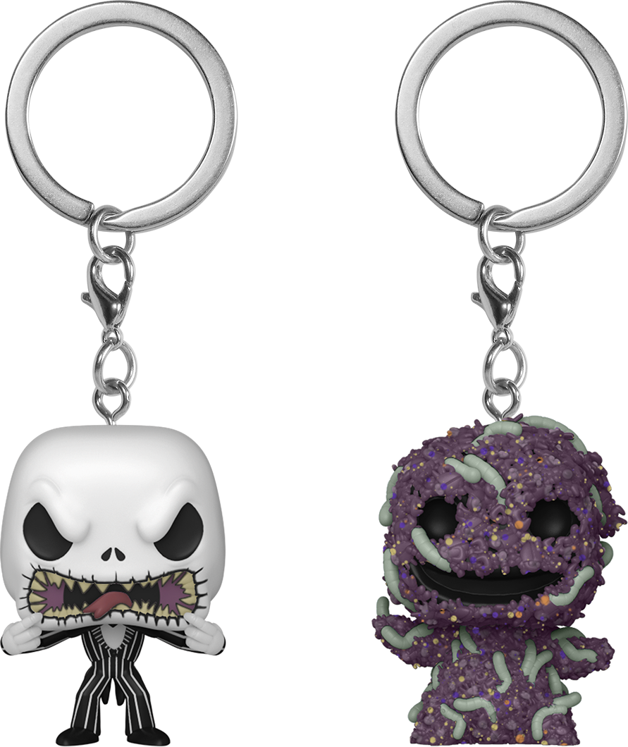 The Nightmare Before Christmas - Jack & Oogie Boogie Pop! Vinyl Keychain [2 Pack]