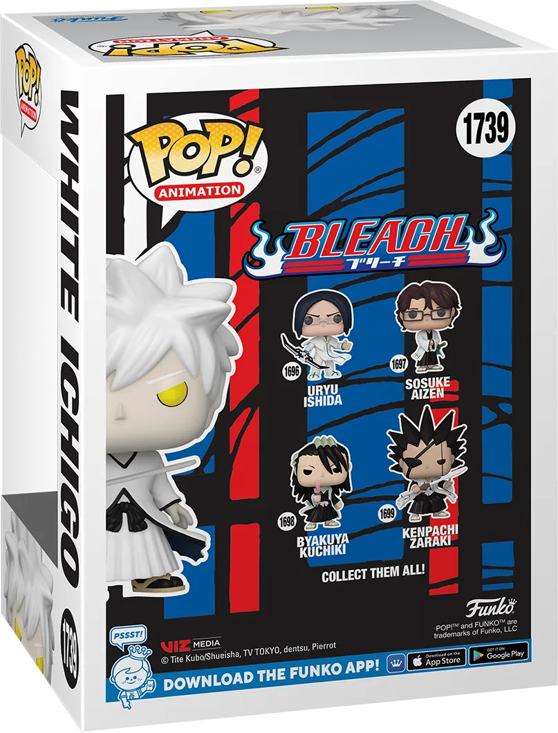 FUN82447 Bleach - White Ichigo US Exclusive Pop! Vinyl [RS] - Funko - Titan Pop Culture