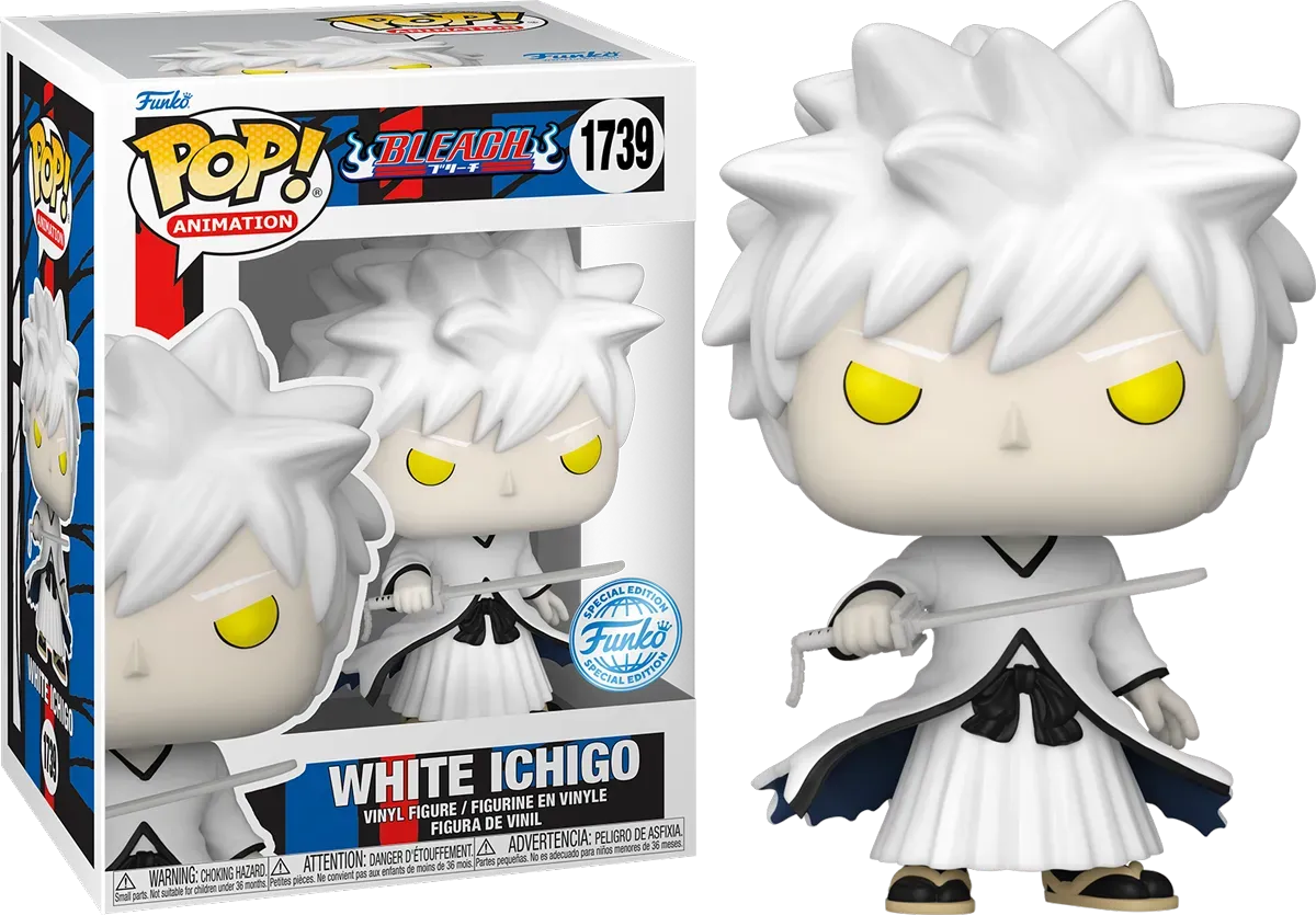 FUN82447 Bleach - White Ichigo US Exclusive Pop! Vinyl [RS] - Funko - Titan Pop Culture