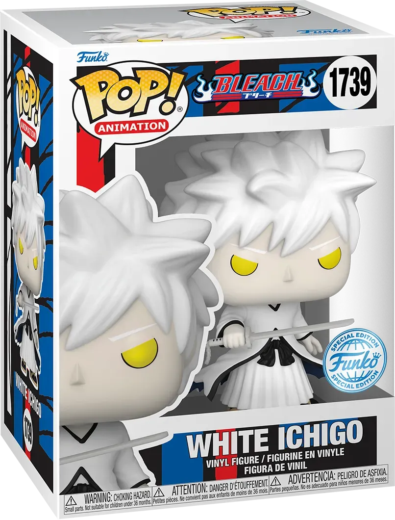 FUN82447 Bleach - White Ichigo US Exclusive Pop! Vinyl [RS] - Funko - Titan Pop Culture