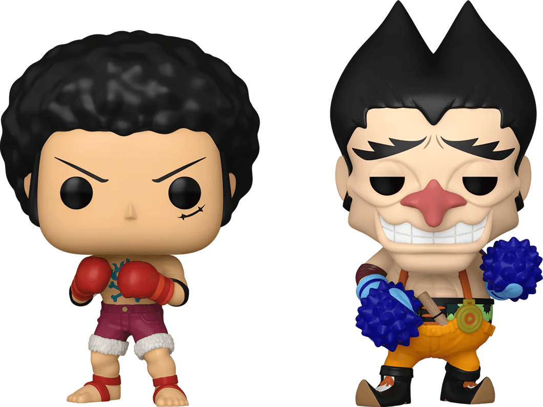 FUN82451 One Piece - Luffy & Foxy US Exclusive Pop! Vinyl 2-Pack [RS] - Funko - Titan Pop Culture