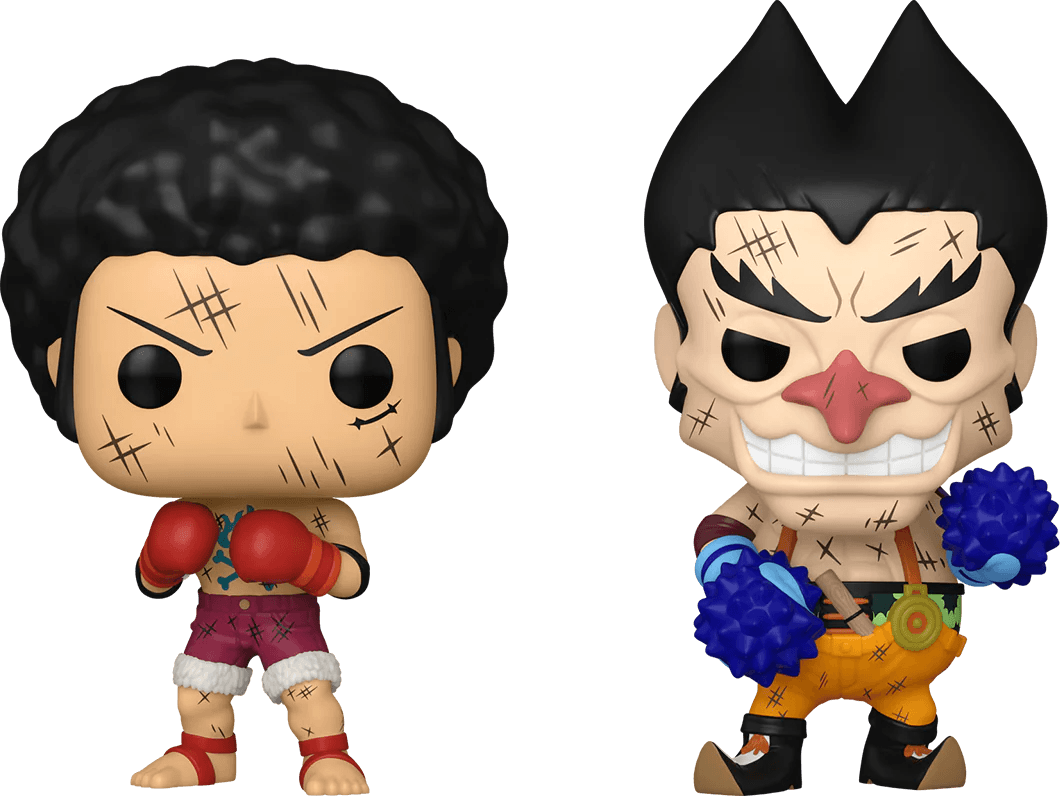 FUN82451 One Piece - Luffy & Foxy US Exclusive Pop! Vinyl 2-Pack [RS] - Funko - Titan Pop Culture