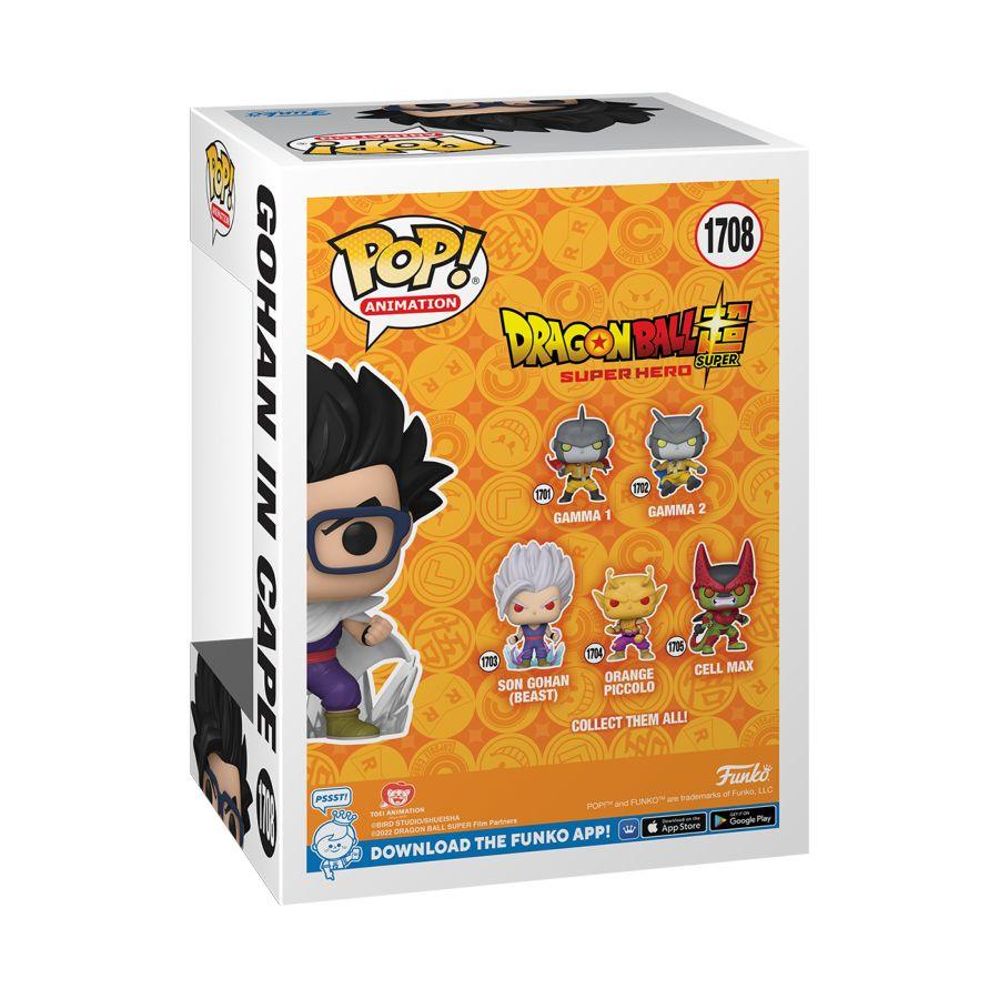 FUN82464 Dragon Ball Super: Super Hero - Gohan in Cape US Exclusive Pop! Vinyl [RS] - Funko - Titan Pop Culture