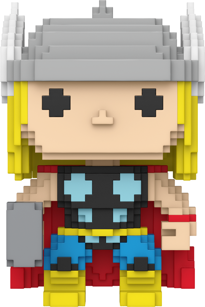 FUN82481 Marvel: 8-Bit - Thor 8-Bit US Exclusive Pop! Vinyl [RS] - Funko - Titan Pop Culture