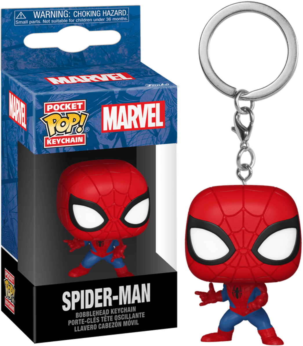 FUN82495 Marvel Comics - Spiderman New Classics Pop! Keychain - Funko - Titan Pop Culture