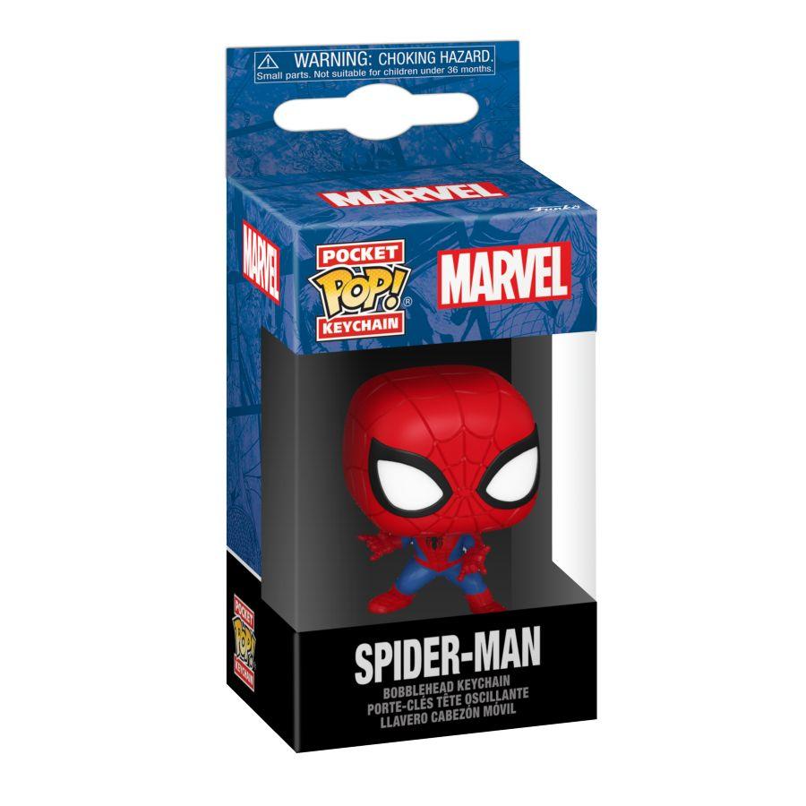 FUN82495 Marvel Comics - Spiderman New Classics Pop! Keychain - Funko - Titan Pop Culture