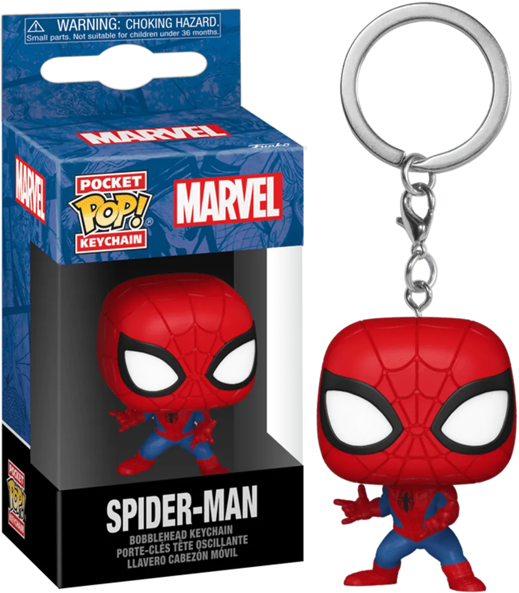 FUN82495 Marvel Comics - Spiderman New Classics Pop! Keychain - Funko - Titan Pop Culture