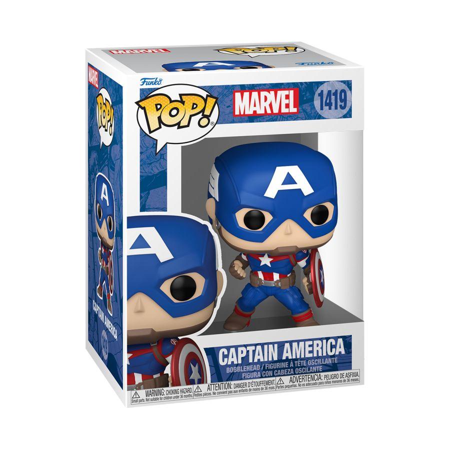 FUN82497 Marvel Comics - Captain America New Classics Pop! Vinyl - Funko - Titan Pop Culture