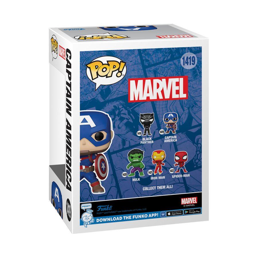 FUN82497 Marvel Comics - Captain America New Classics Pop! Vinyl - Funko - Titan Pop Culture