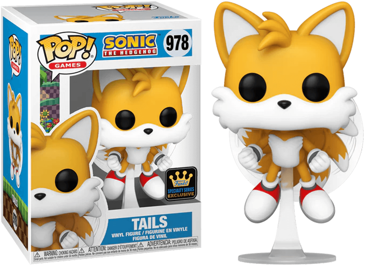 FUN82617 Sonic the Hedgehog - Tails (Flying) US Exclusive (with chase) Pop! Vinyl [RS] - Funko - Titan Pop Culture