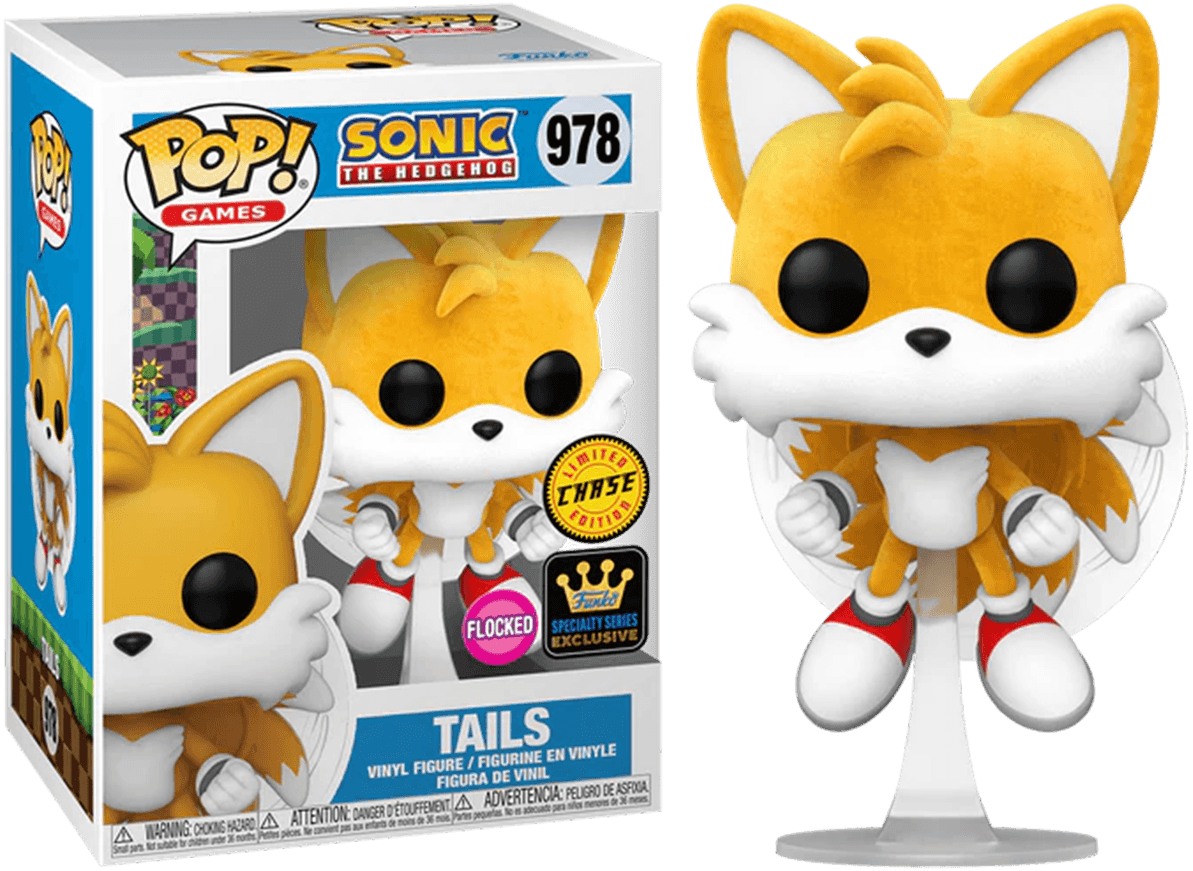 FUN82617 Sonic the Hedgehog - Tails (Flying) US Exclusive (with chase) Pop! Vinyl [RS] - Funko - Titan Pop Culture