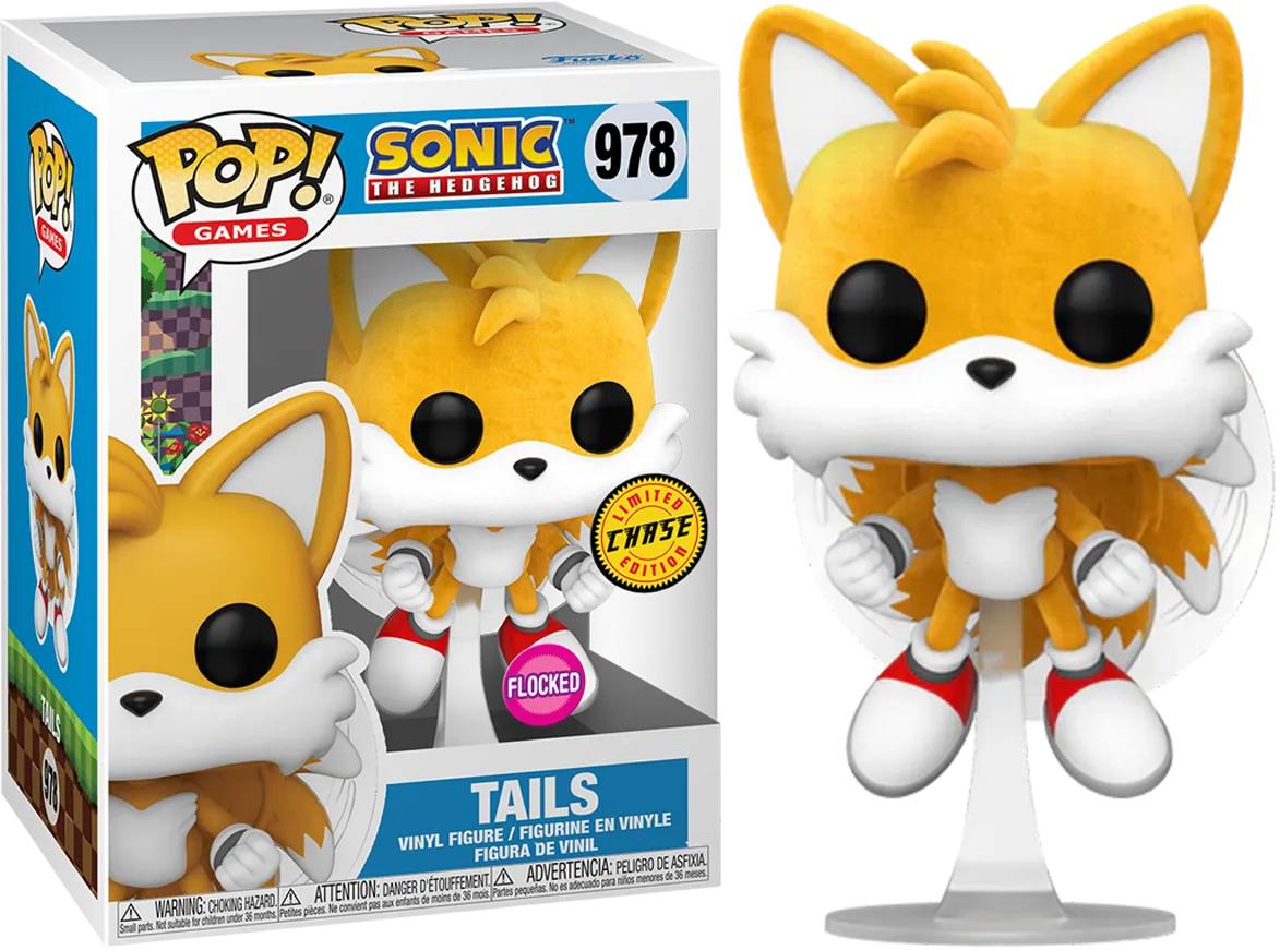 FUN82617BUNDLE Sonic the Hedgehog - Tails (Flying) US Exclusive Pop! Vinyl Chase Bundle / Case [RS] - Funko - Titan Pop Culture