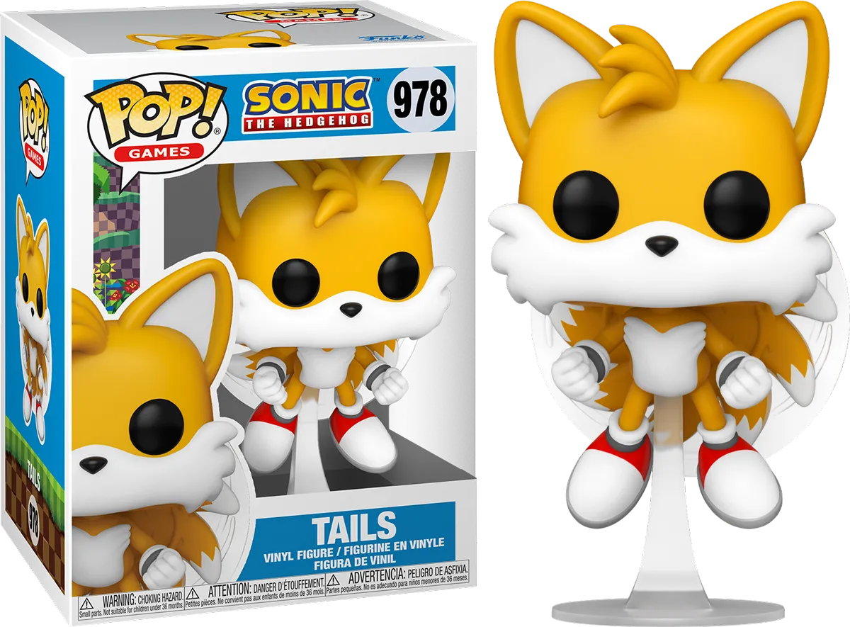 FUN82617BUNDLE Sonic the Hedgehog - Tails (Flying) US Exclusive Pop! Vinyl Chase Bundle / Case [RS] - Funko - Titan Pop Culture