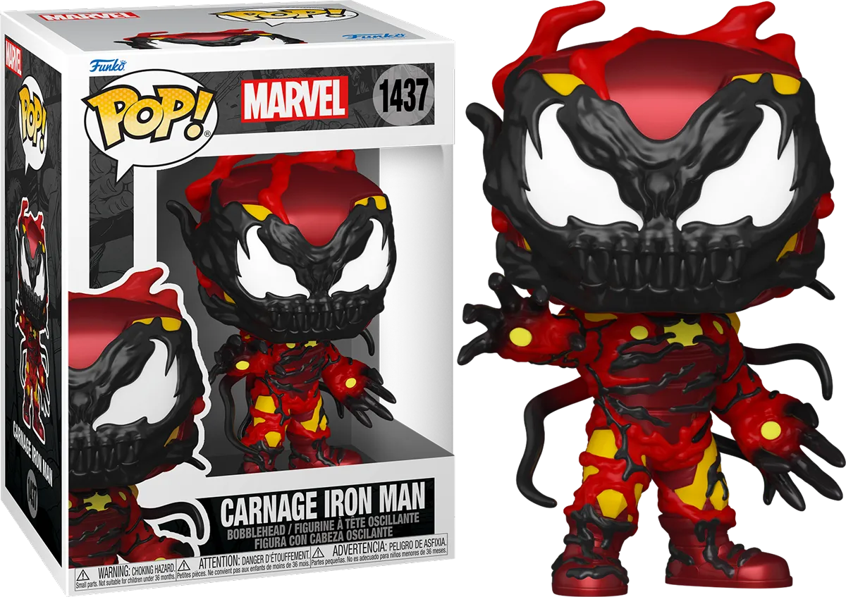 FUN82643 + FUN82644 + FUN82645 + FUN82646 Marvel - Symbiote Carnage Pop! Vinyl Bundle (Set of 4) - Funko - Titan Pop Culture