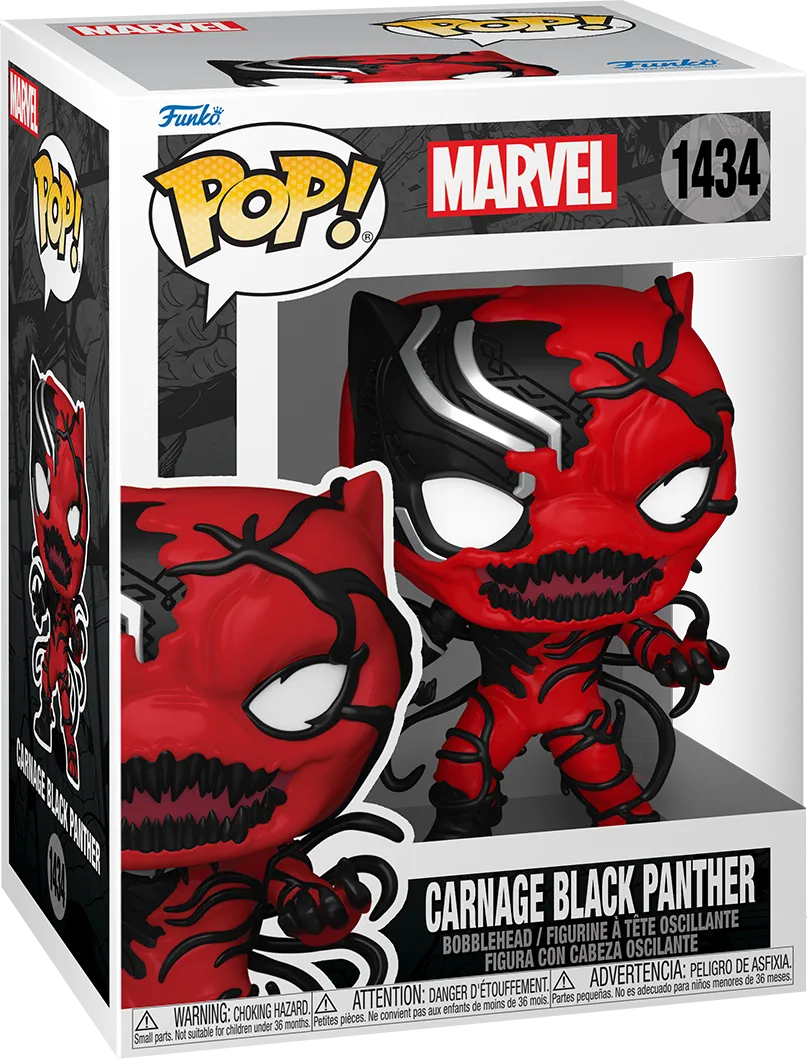 FUN82643 Marvel: Carnageized - Black Panther Pop! Vinyl - Funko - Titan Pop Culture