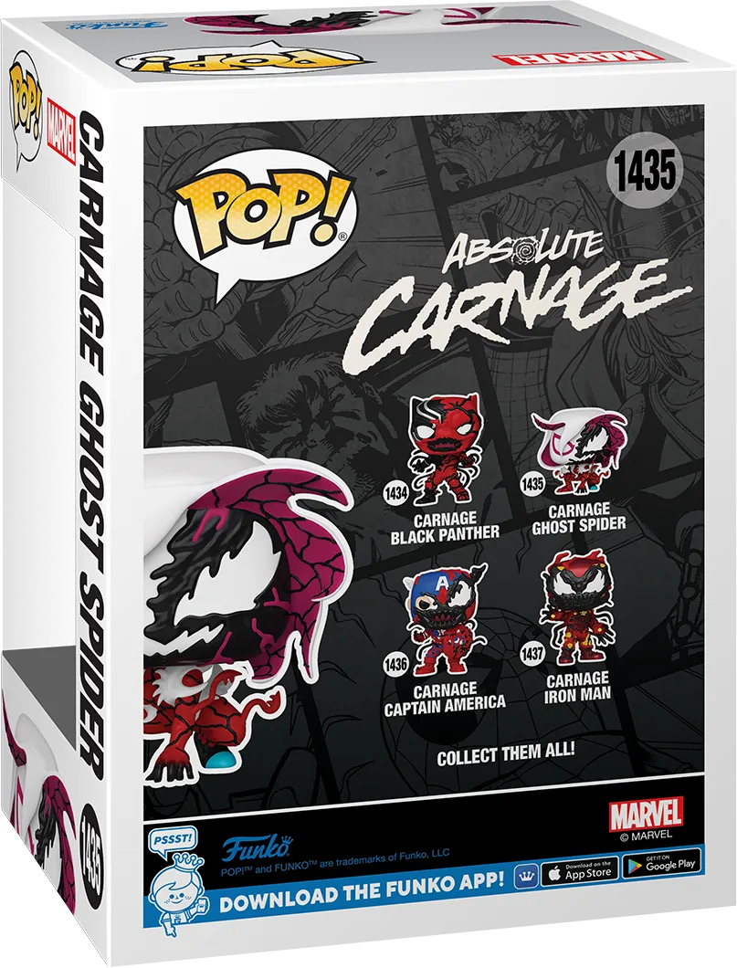 Marvel: Carnageized - Figura de vinilo Pop! de Ghost Spider