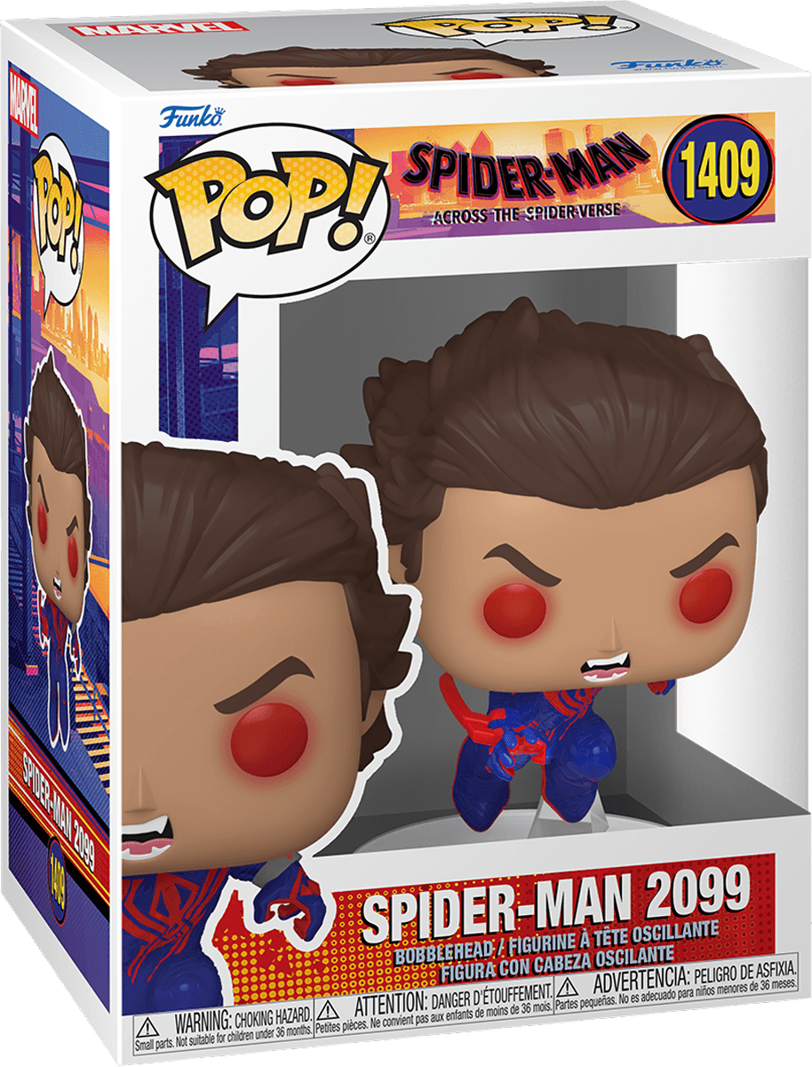 FUN82647 Spider-Man: Across the Spider-Verse - Spiderman 2099 (Unmasked) Pop! Vinyl - Funko - Titan Pop Culture