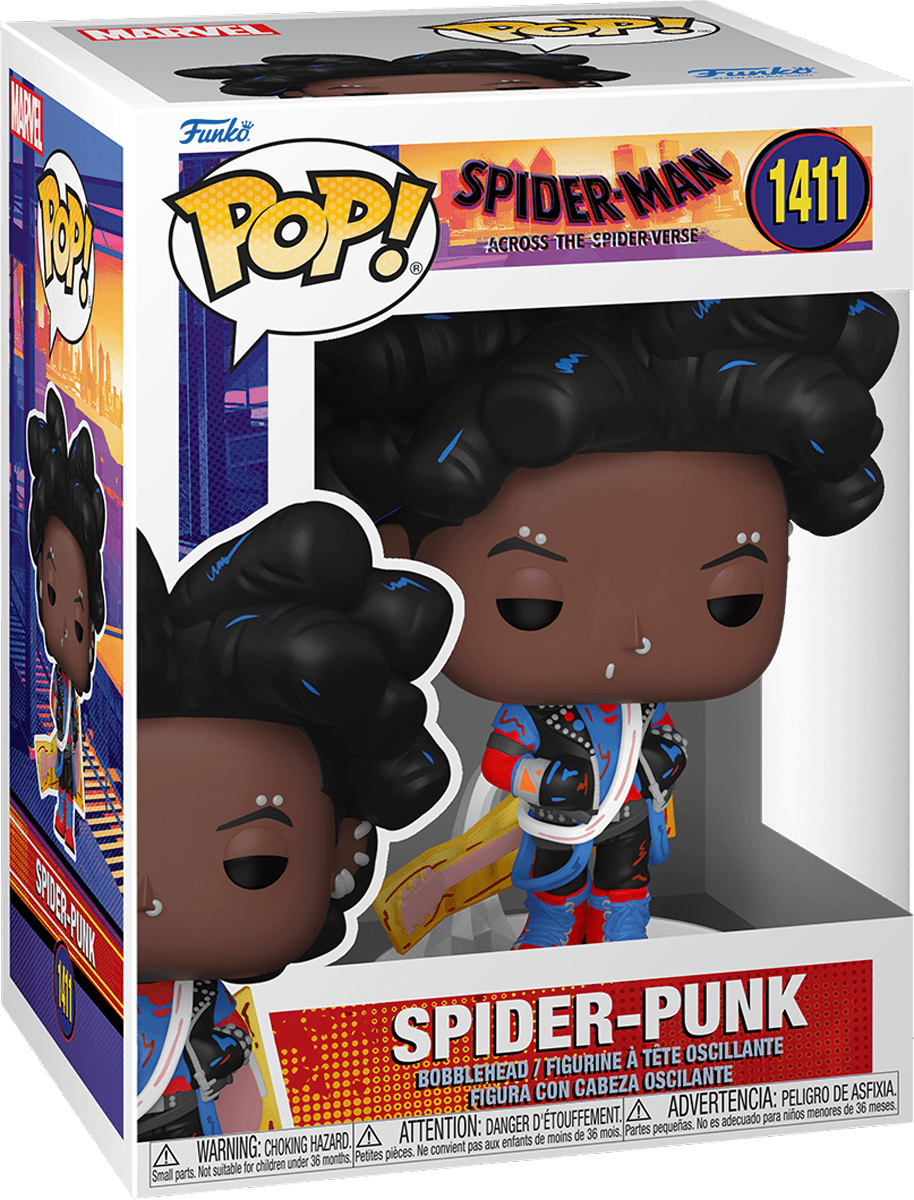 FUN82649 Spider-Man: Across the Spider-Verse - Spider-Punk (Unmasked) Pop! Vinyl - Funko - Titan Pop Culture