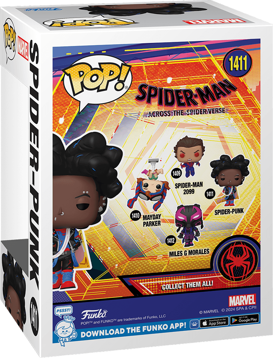 FUN82649 Spider-Man: Across the Spider-Verse - Spider-Punk (Unmasked) Pop! Vinyl - Funko - Titan Pop Culture