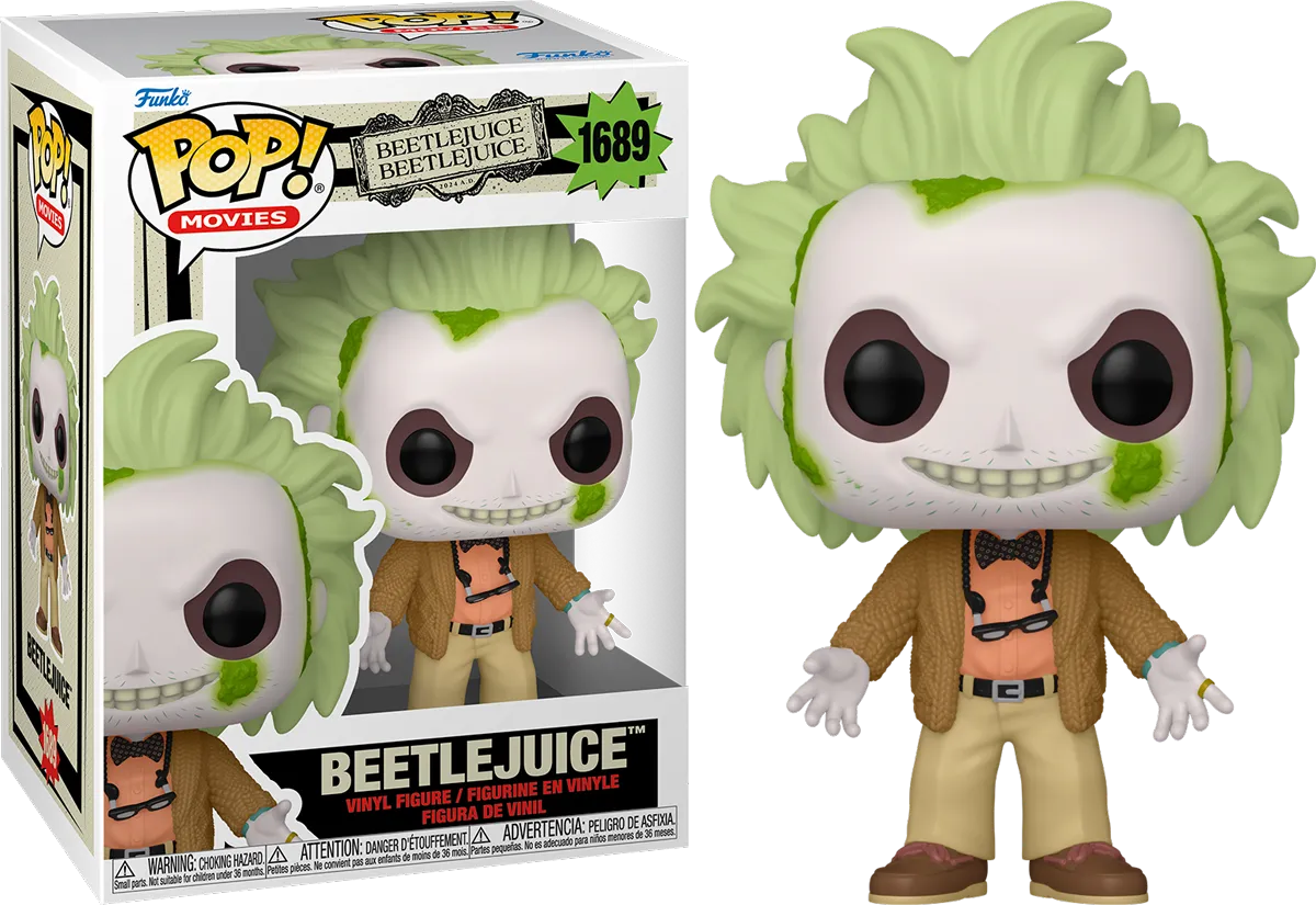 FUN82653 + FUN82654 + FUN82655 + FUN83086 + FUN83085 Beetlejuice Beetlejuice - The Juice is Loose Pop! Vinyl Bundle (Set of 5) - Funko - Titan Pop Culture