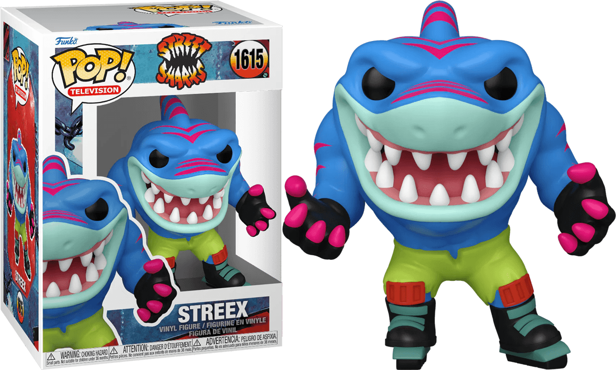 FUN82660 Street Sharks - Streex Pop! Vinyl - Funko - Titan Pop Culture