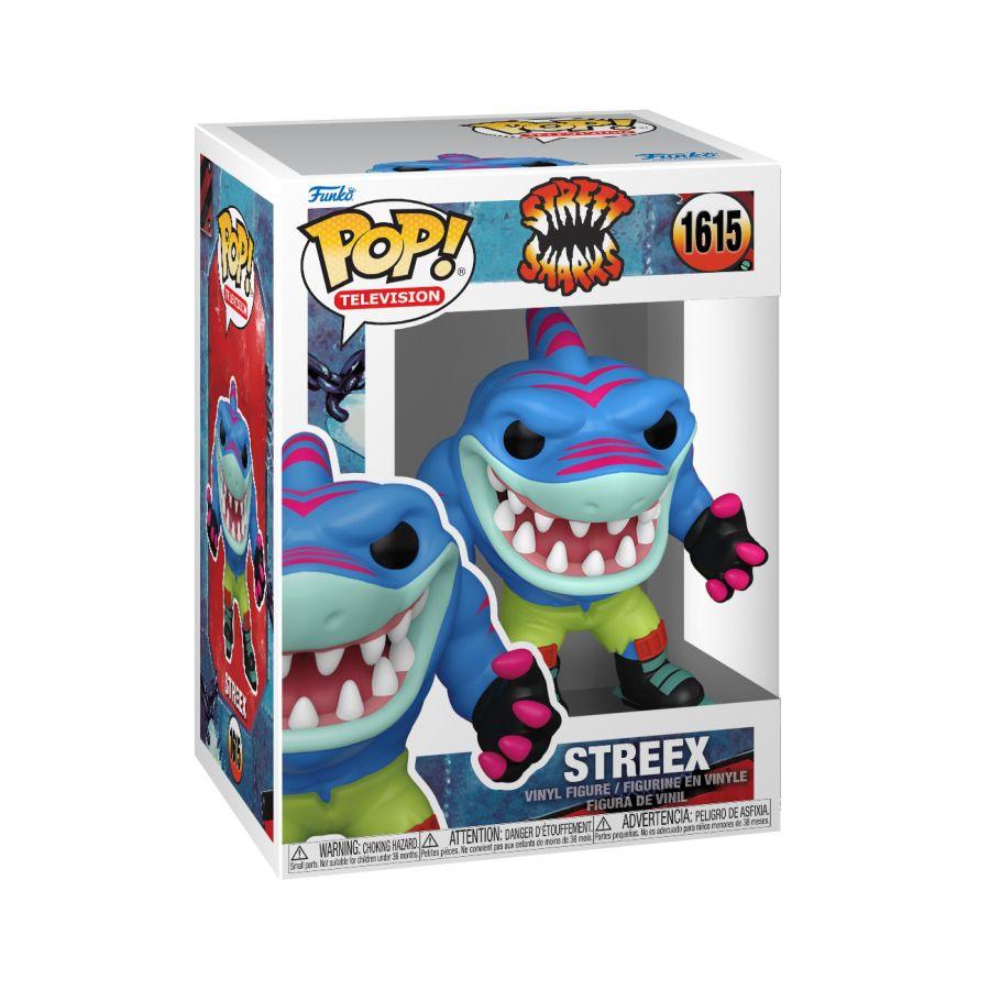 FUN82660 Street Sharks - Streex Pop! Vinyl - Funko - Titan Pop Culture