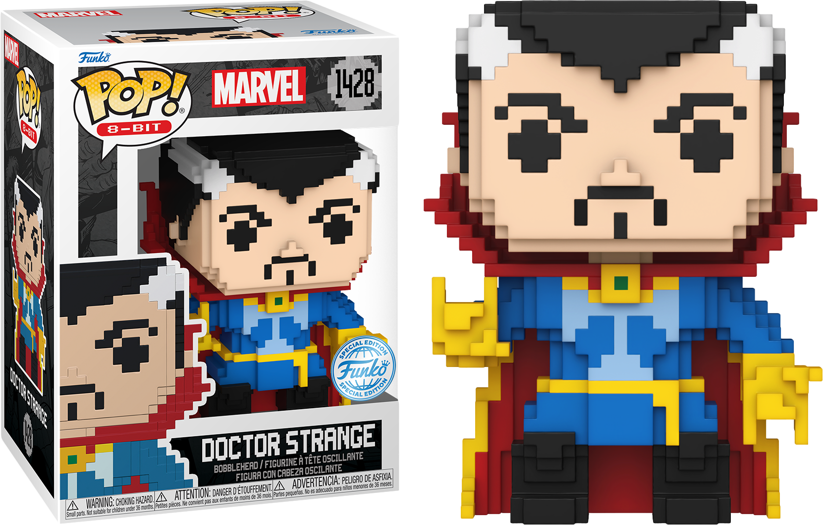 FUN82701 Marvel Comics - Dr Strange 8-Bit US Exclusive Pop! Vinyl [RS] - Funko - Titan Pop Culture