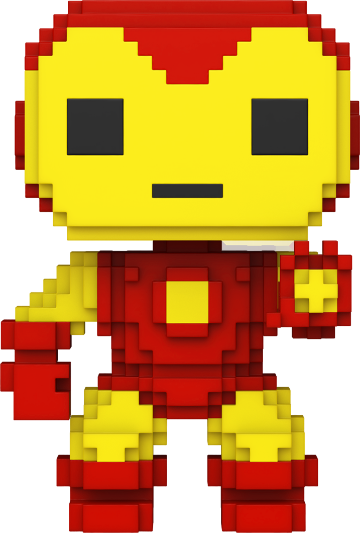 FUN82702 Marvel: 8-Bit - Iron Man 8-Bit Pop! Vinyl [RS] - Funko - Titan Pop Culture