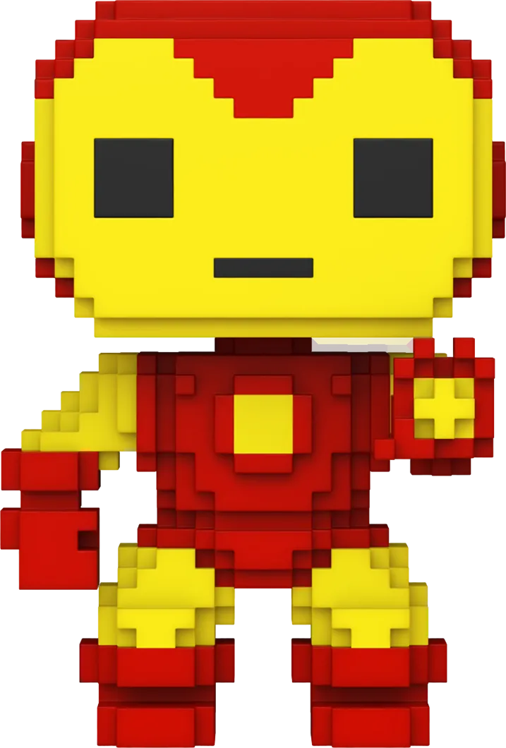 FUN82702 Marvel: 8-Bit - Iron Man 8-Bit Pop! Vinyl [RS] - Funko - Titan Pop Culture