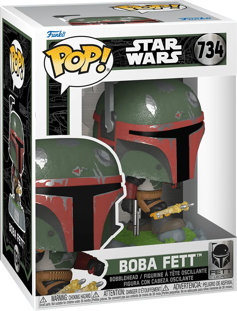 FUN82722 Star Wars: Fett Legacy - Boba Fett (with Rockets) Pop! Vinyl - Funko - Titan Pop Culture