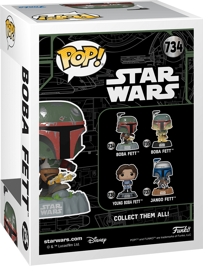 FUN82722 Star Wars: Fett Legacy - Boba Fett (with Rockets) Pop! Vinyl - Funko - Titan Pop Culture