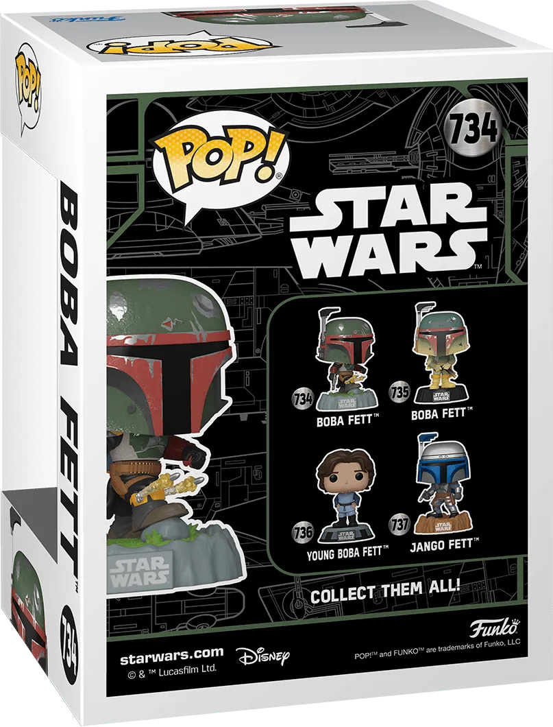 FUN82722 Star Wars: Fett Legacy - Boba Fett (with Rockets) Pop! Vinyl - Funko - Titan Pop Culture