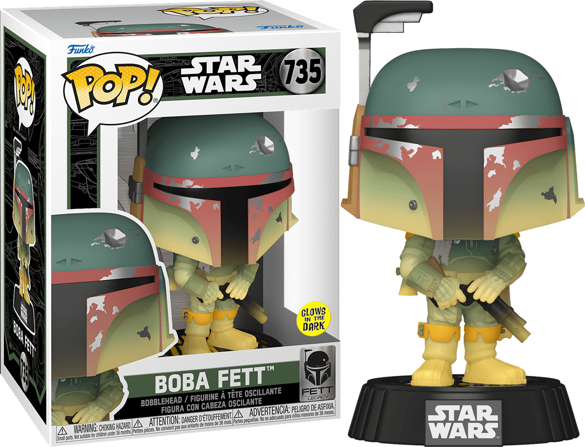 FUN82723 Star Wars: Fett Legacy - Boba Fett Glow Pop! Vinyl - Funko - Titan Pop Culture