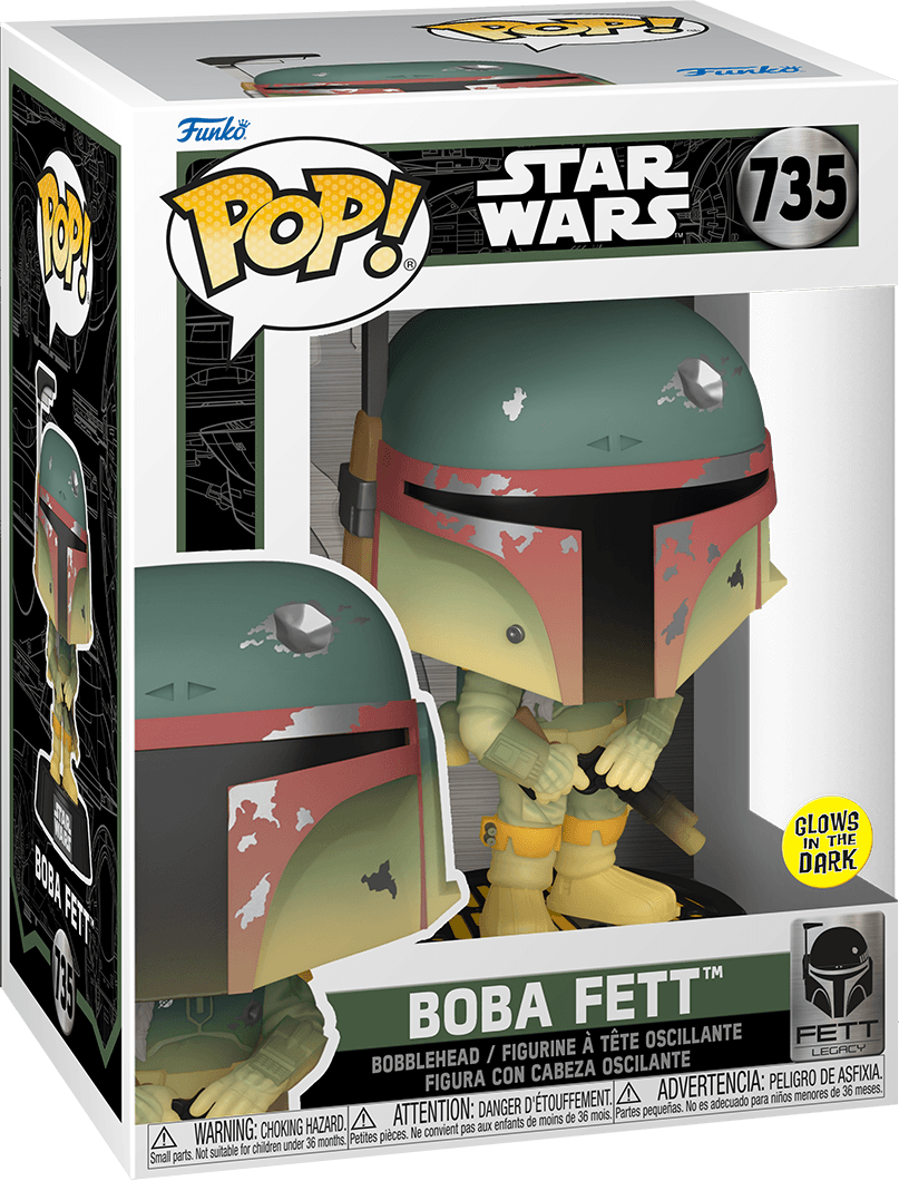 FUN82723 Star Wars: Fett Legacy - Boba Fett Glow Pop! Vinyl - Funko - Titan Pop Culture