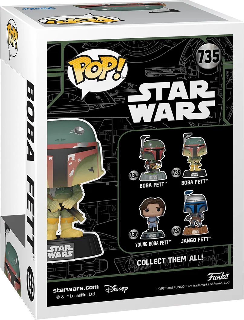 FUN82723 Star Wars: Fett Legacy - Boba Fett Glow Pop! Vinyl - Funko - Titan Pop Culture