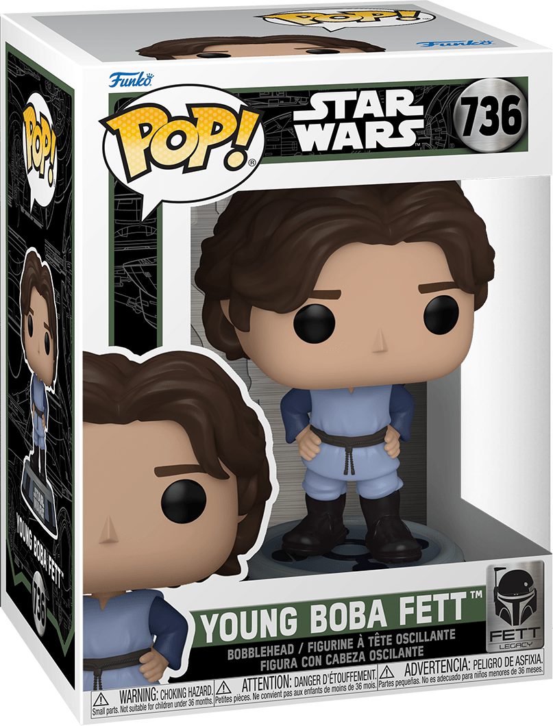 FUN82724 Star Wars: Fett Legacy - Boba Fett (Young) Pop! Vinyl - Funko - Titan Pop Culture