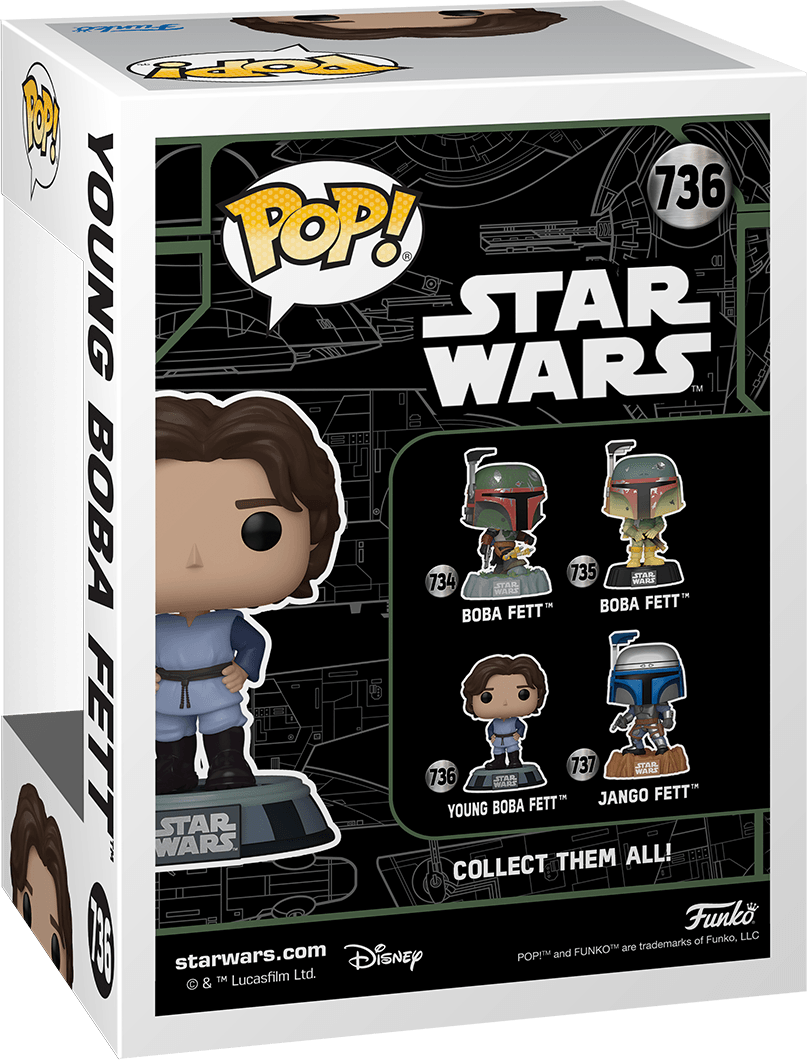 FUN82724 Star Wars: Fett Legacy - Boba Fett (Young) Pop! Vinyl - Funko - Titan Pop Culture