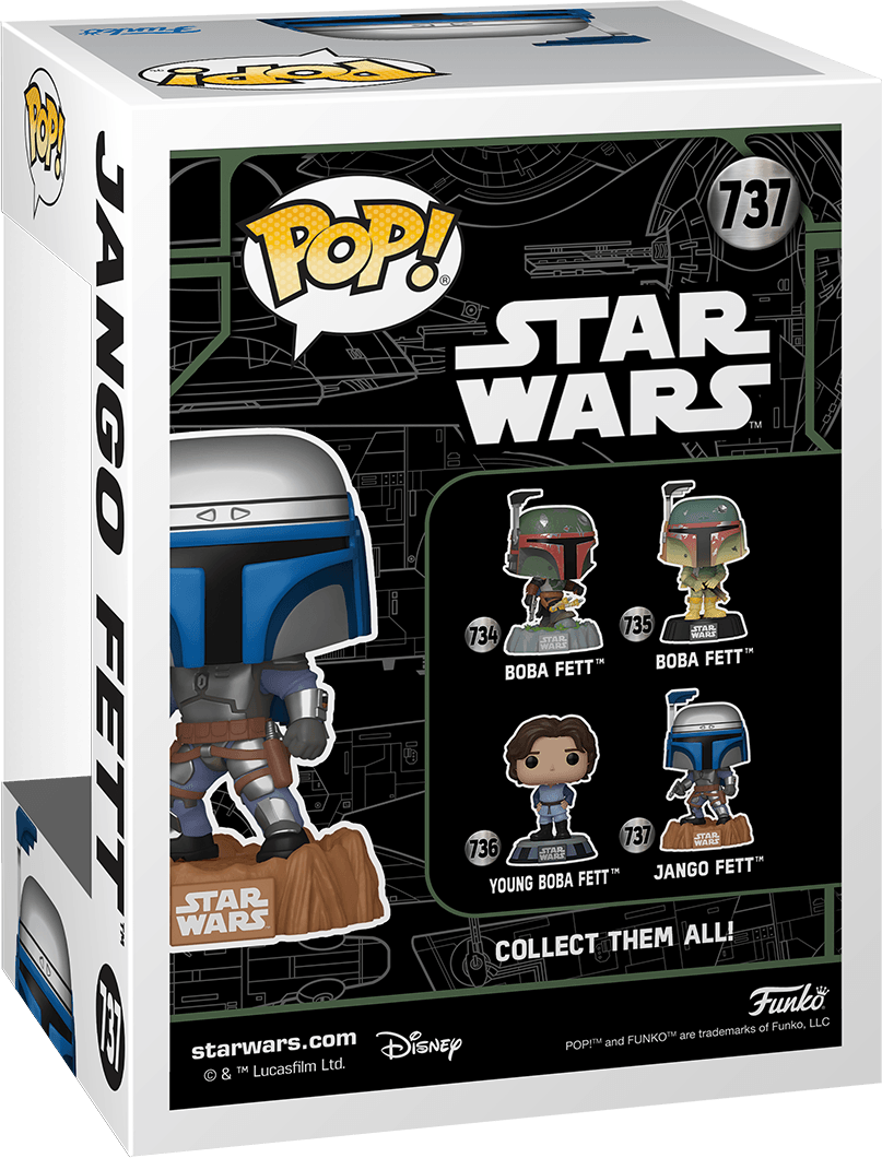 FUN82725 Star Wars: Fett Legacy - Jango Fett Pop! Vinyl - Funko - Titan Pop Culture