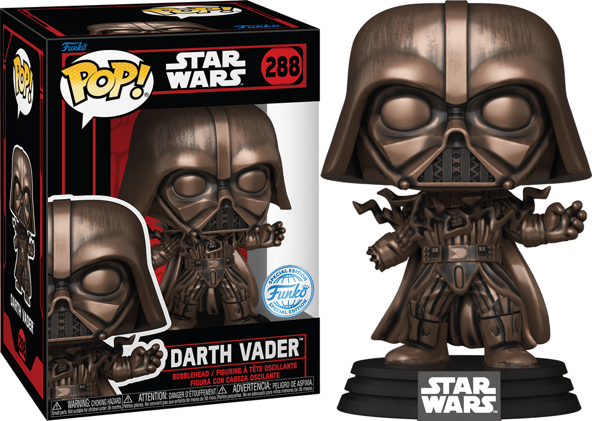 FUN82727 Star Wars - Darth Vader Bronze Metallic Pop! Vinyl [RS] - Funko - Titan Pop Culture