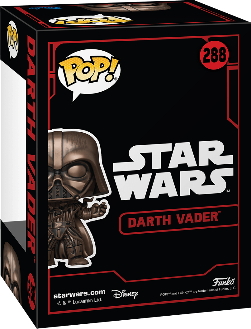 FUN82727 Star Wars - Darth Vader Bronze Metallic Pop! Vinyl [RS] - Funko - Titan Pop Culture