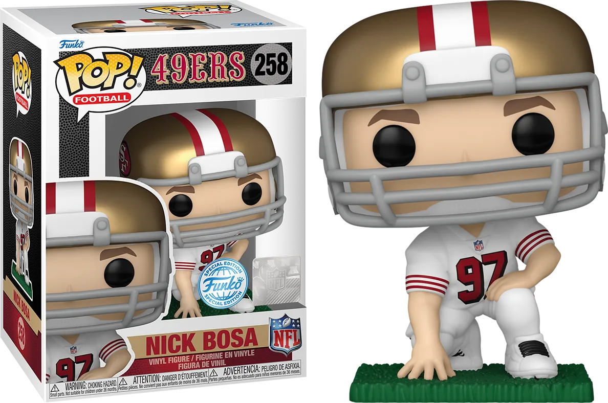 FUN82730 NFL: 49ers - Nick Bosa US Exclusive Pop! Vinyl [RS] - Funko - Titan Pop Culture