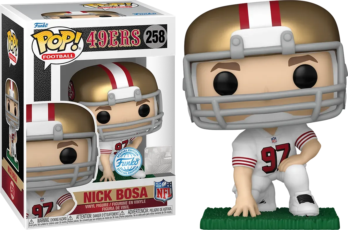 FUN82730 NFL: 49ers - Nick Bosa US Exclusive Pop! Vinyl [RS] - Funko - Titan Pop Culture