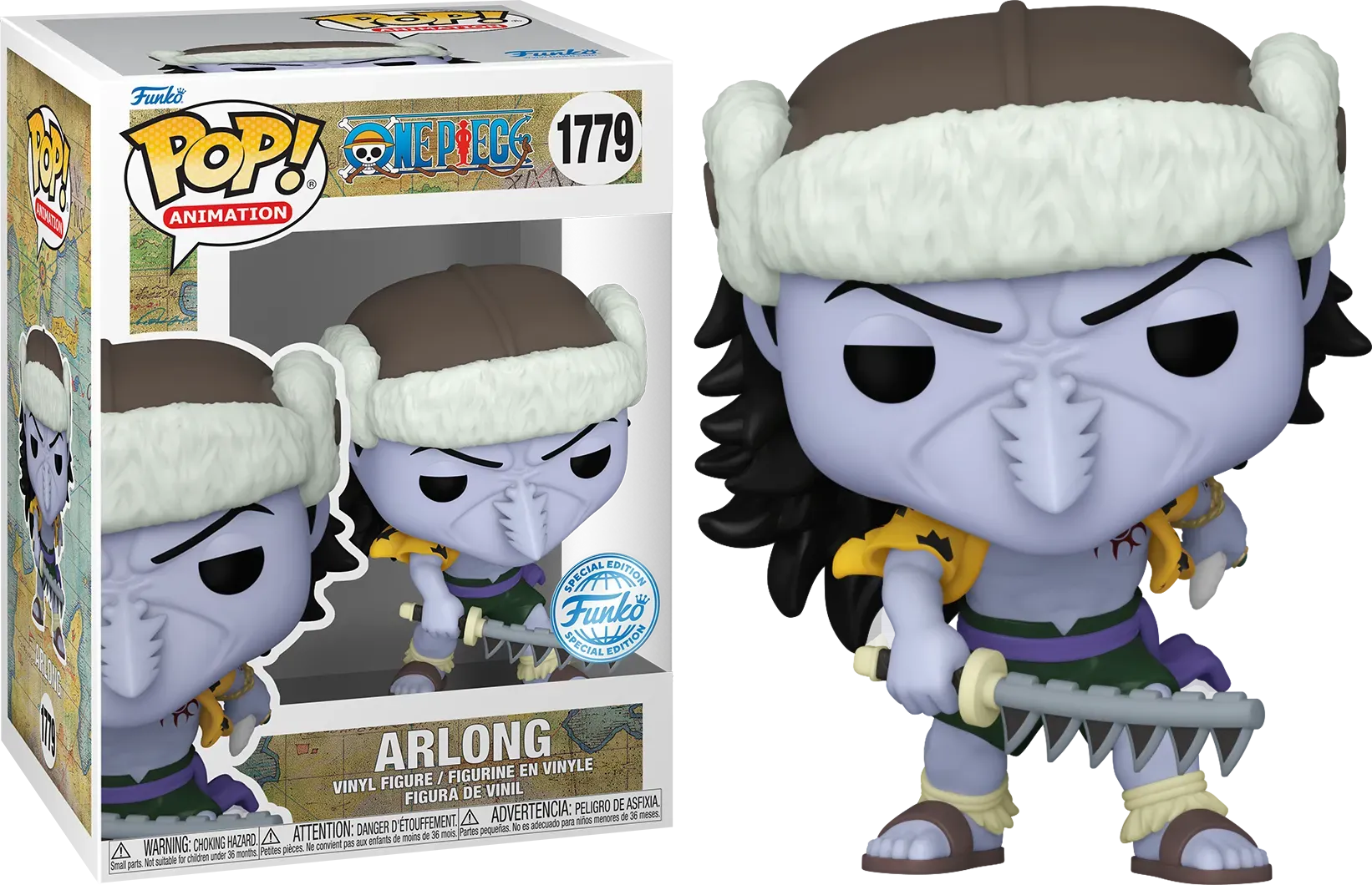 FUN82761 One Piece - Arlong US Exclusive Pop! Vinyl [RS] - Funko - Titan Pop Culture