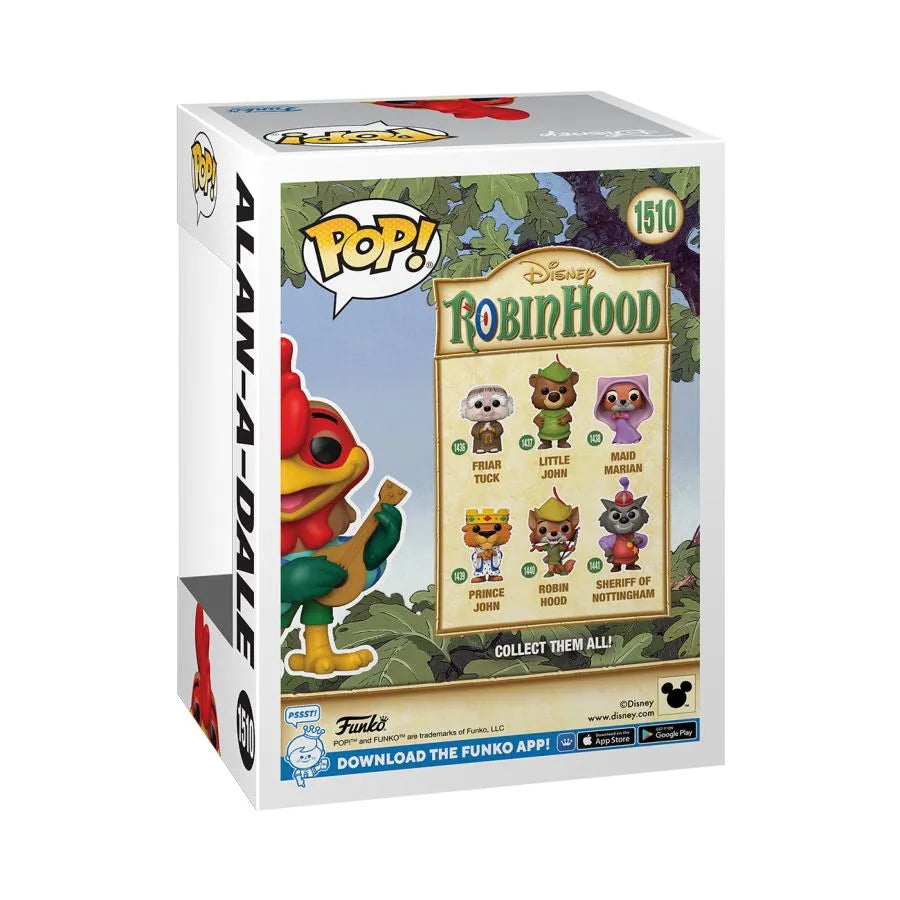 FUN82764 Robin Hood - Alan-A-Dale US Exclusive Pop! Vinyl [RS] - Funko - Titan Pop Culture